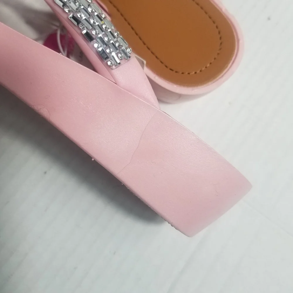 NWT ELLI BY CAPELLI GIRL'S WEDGE SANDALS SIZE 3/4